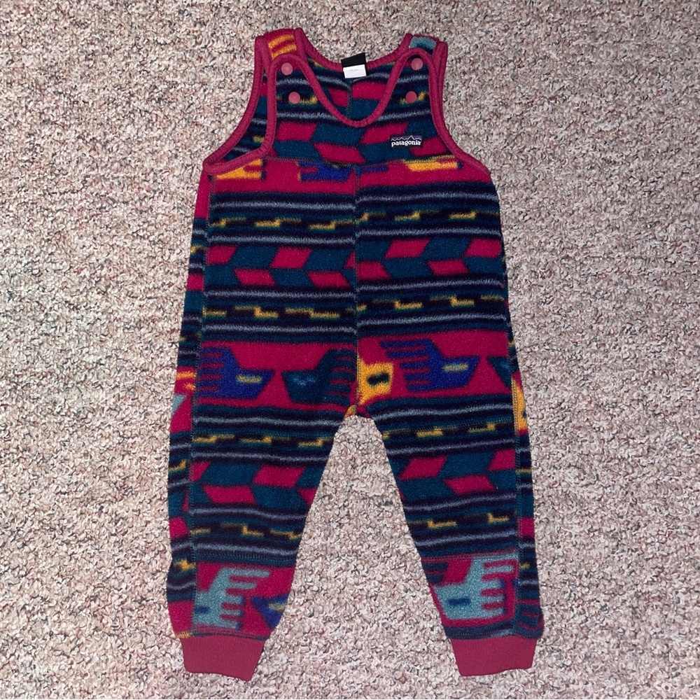 Vintage Patagonia Fleece Overalls